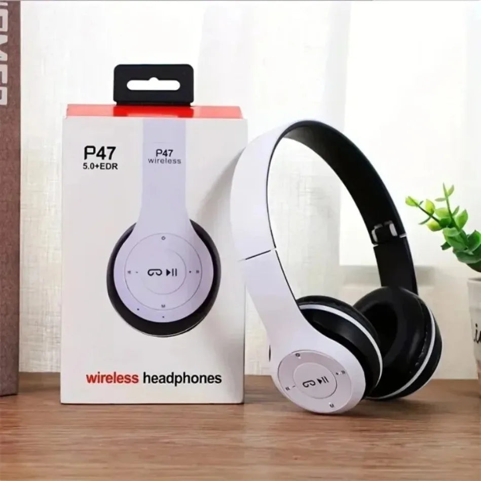 Foldable Bluetooth Headphones – Over-Ear Wireless with Mic