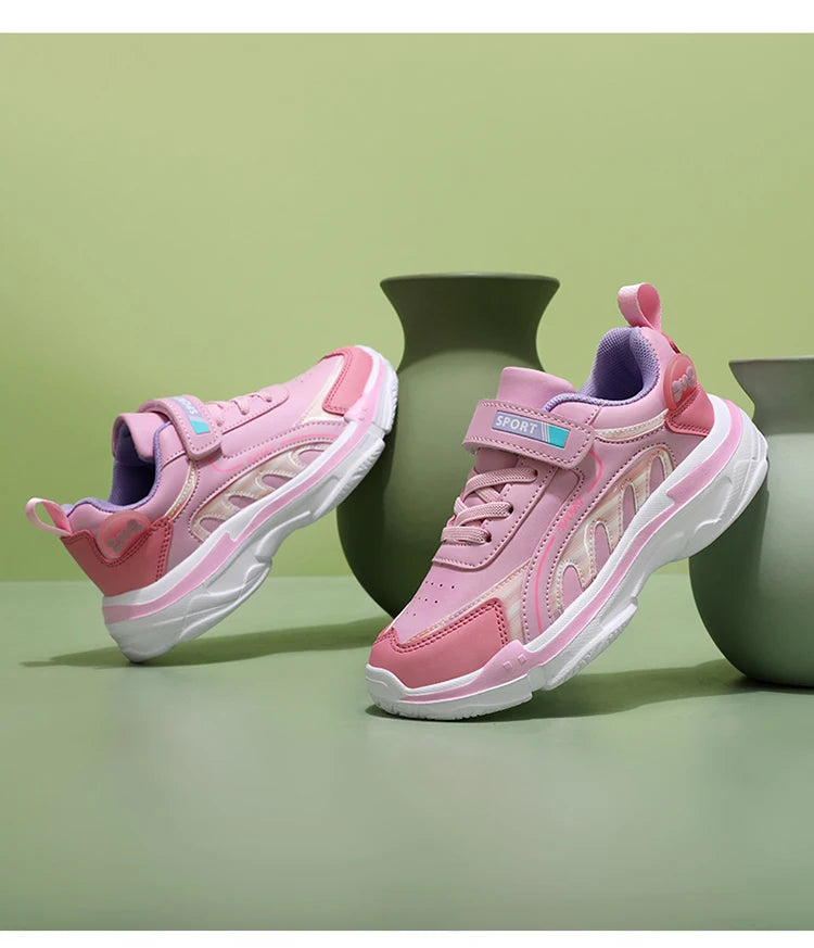 Girls' PU Sneakers