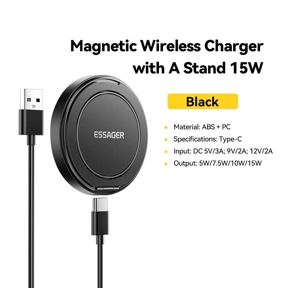 Essager 15W Magnetic Wireless Charging Stand for iPhone