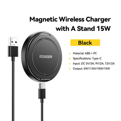 Essager 15W Magnetische kabellose Ladestation für iPhone