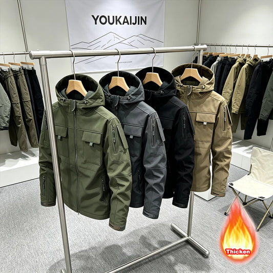 YOUKAIJIN Men's Outdoor Softshell Jacket