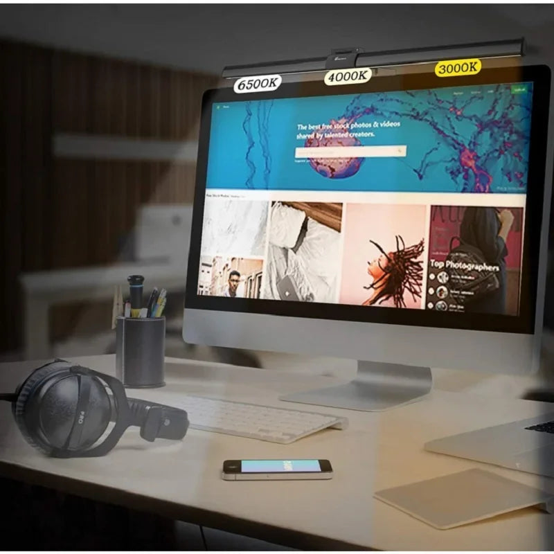 Monitor Light Bar – USB LED Screen Lamp with Stepless Dimming