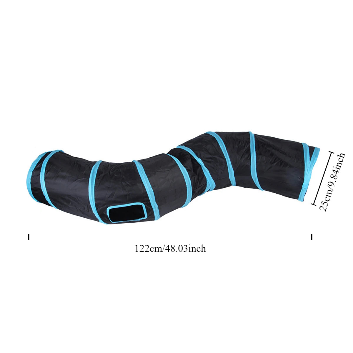 Collapsible Cat Tunnel – Crinkle Play Tube for Cats & Kittens