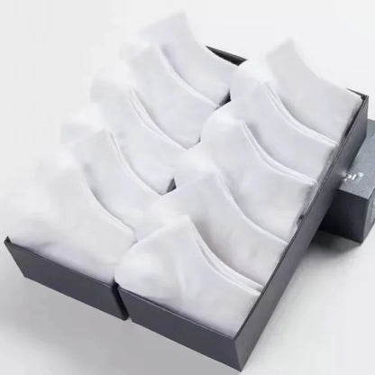 Men's Thin Low-Cut Socks – 10 Pairs, Breathable Everyday Ankle Socks