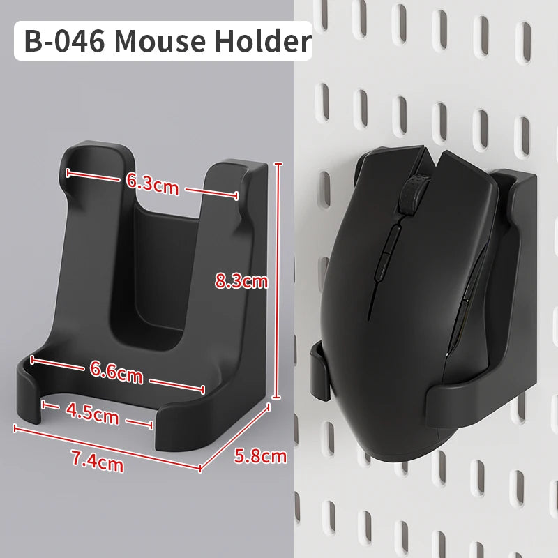 No Drill Desktop Pegboard Rack Gaming Room Organizer For Controllers Headphones Switch Figurine Stationery Storage