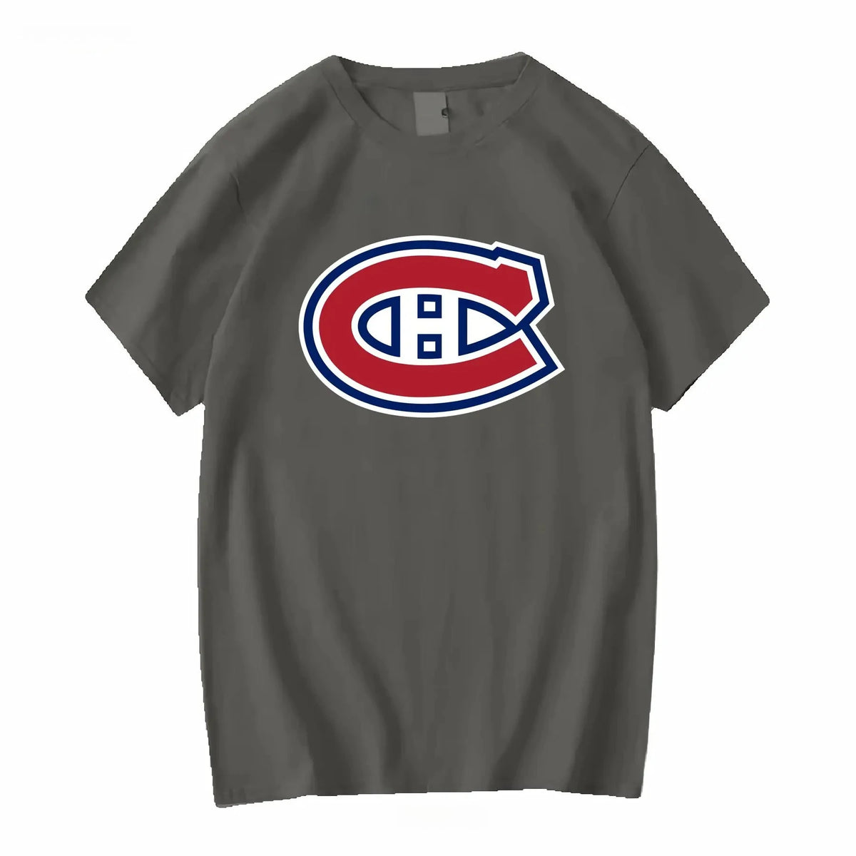 Montreal Canadiens Logo T-Shirt | Vintage Washed Unisex Fan Tee
