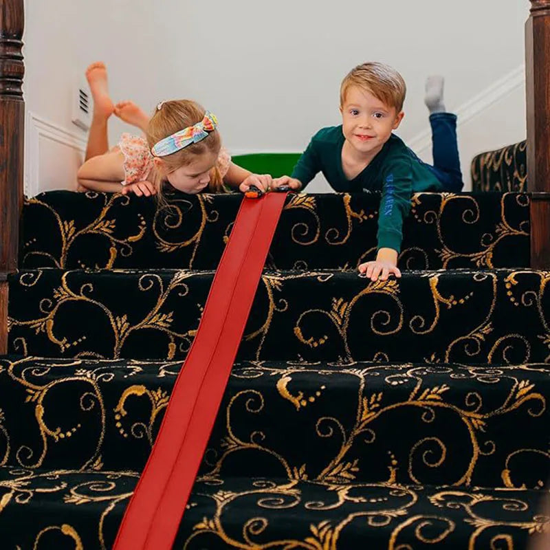 Race Track Car Ramp Toy – Gliding Rail Racing Set for Toddlers