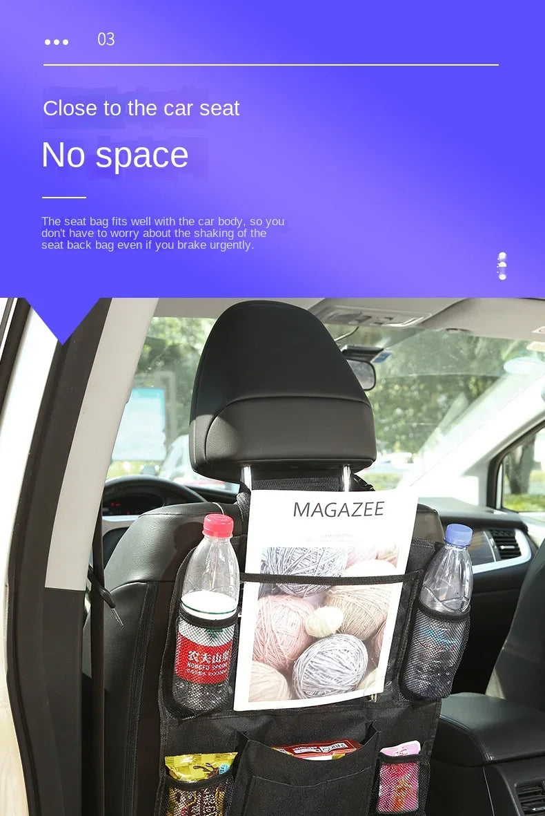 Car Backseat Organizer with Tablet Holder