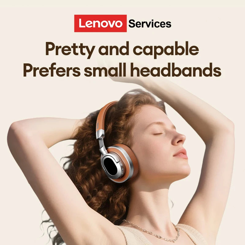Lenovo LE602 Wireless Headphones – Bluetooth 6.0, 22-Hour Battery, Wired & Wireless