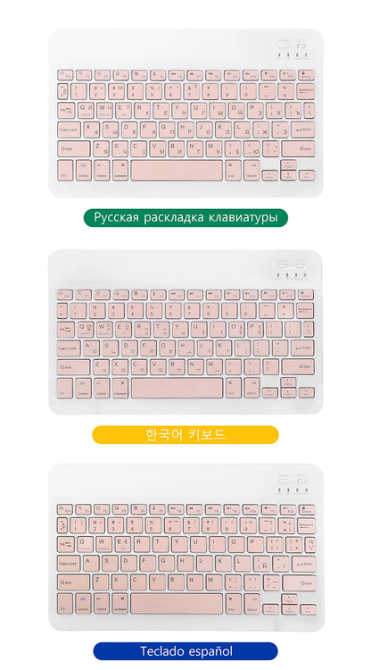 Bluetooth Keyboard & Mouse – Slim Wireless Set for Tablets & Laptops