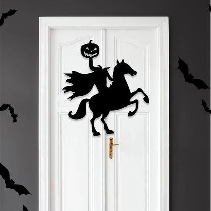 Halloween-Filzdeko für Fenster und Türen