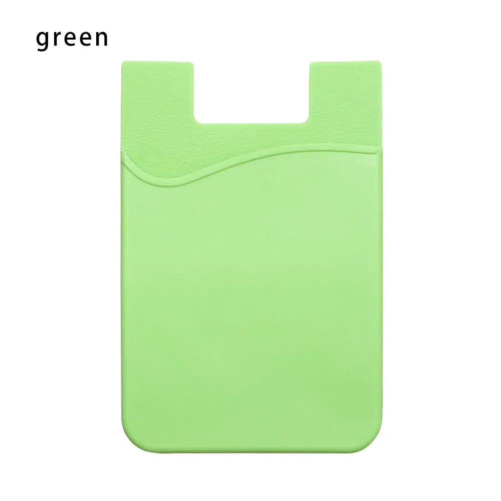 Stick-On Phone Card Holder – Silicone Phone Wallet Pocket