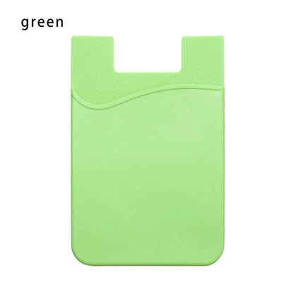 Stick-On Phone Card Holder – Silicone Phone Wallet Pocket