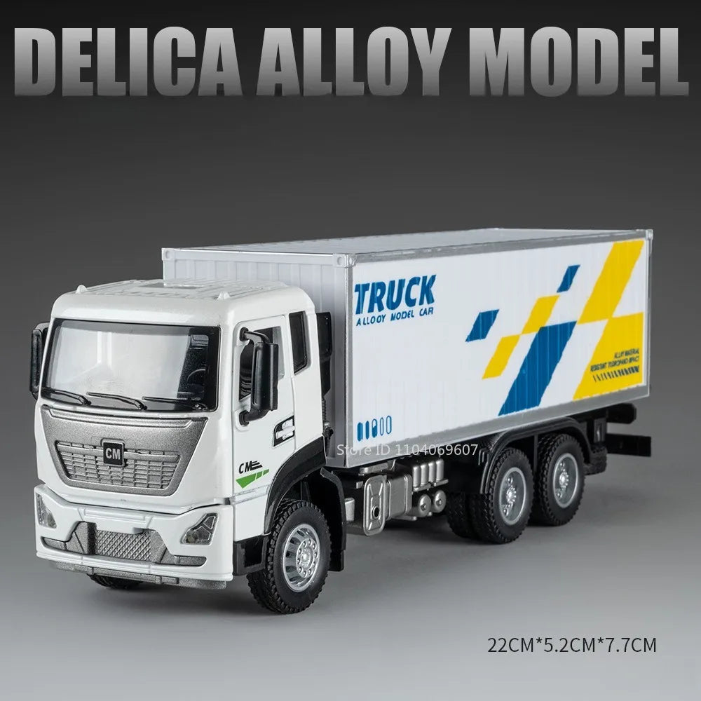 1:32 Die-Cast Produce Transport Truck – Fruit & Veggie Container Toy