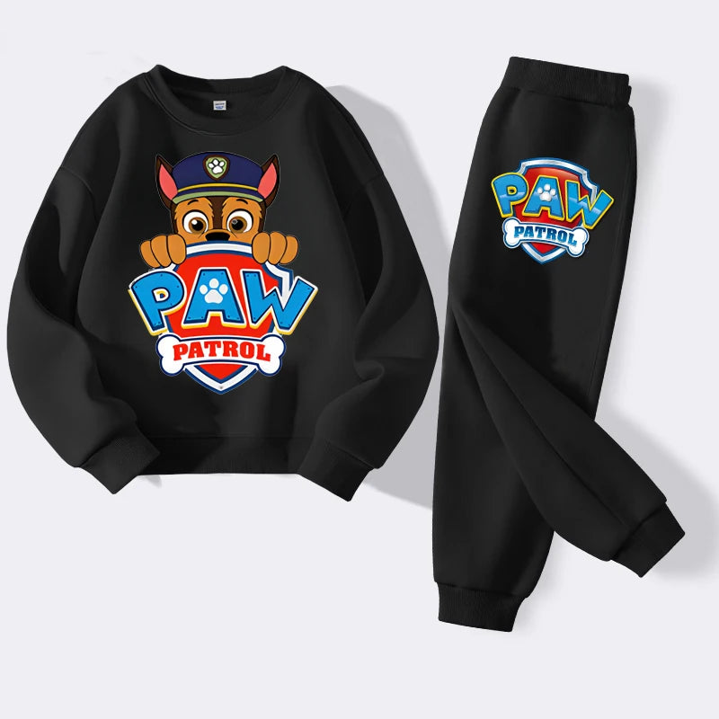 Boys' PAW Patrol Sweatshirt & Pants Set - 2-Piece Kids Tracksuit, Sizes 100-150