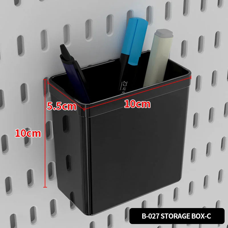 No Drill Desktop Pegboard Rack Gaming Room Organizer For Controllers Headphones Switch Figurine Stationery Storage