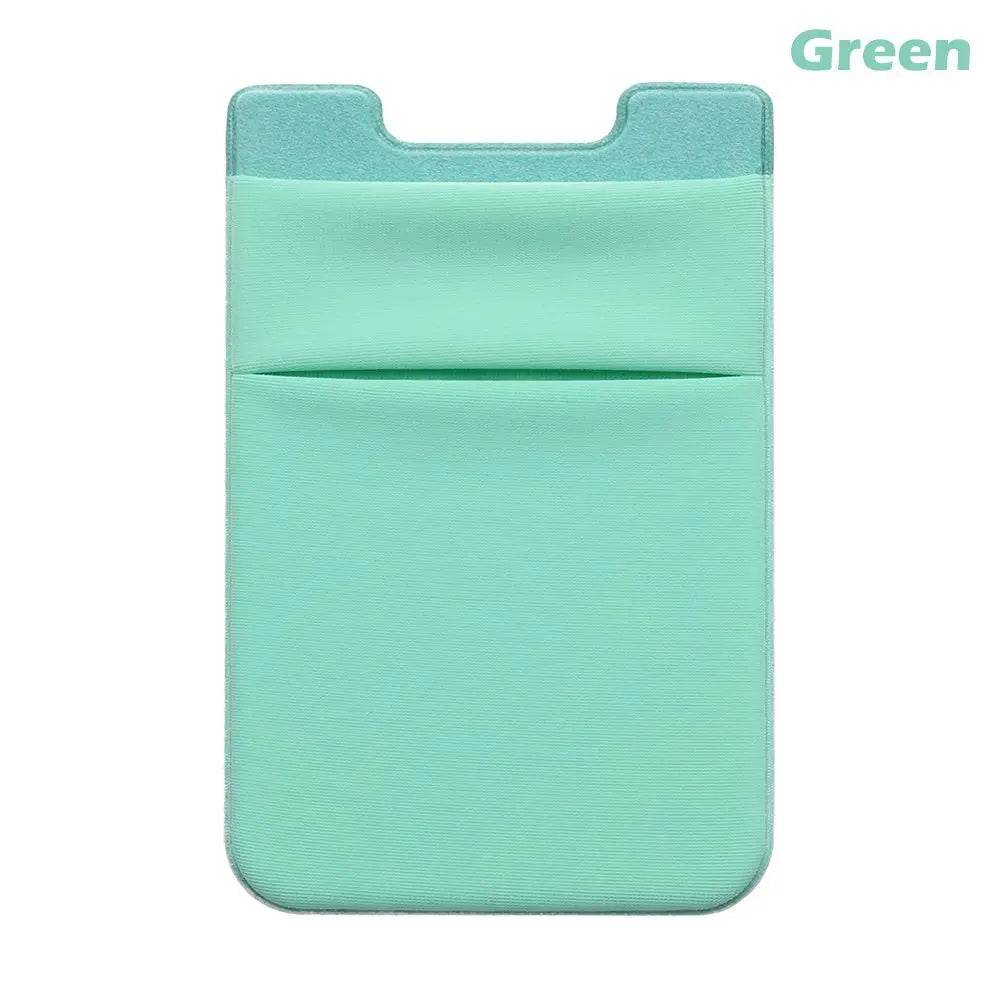 Stick-On Phone Card Holder – Silicone Phone Wallet Pocket