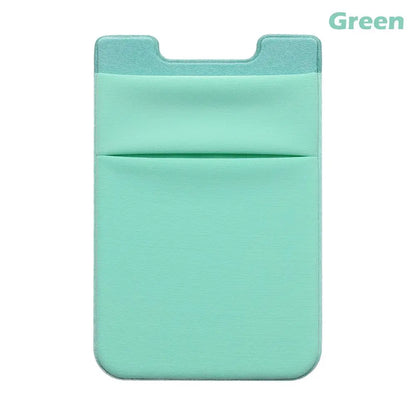 Stick-On Phone Card Holder – Silicone Phone Wallet Pocket