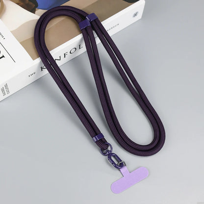 Crossbody Phone Lanyard – Adjustable Braided Phone Strap