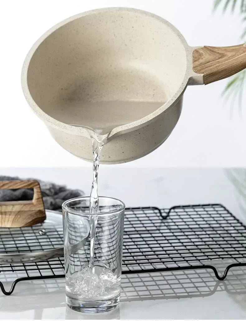 White Nonstick Aluminum Pots & Cookware Sets