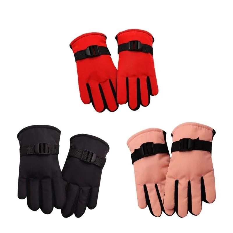 Kids' Insulated Ski Gloves – Windproof Winter Gloves, Ages 3–13