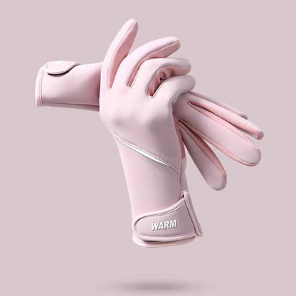 Guantes táctiles térmicos con forro polar para mujer
