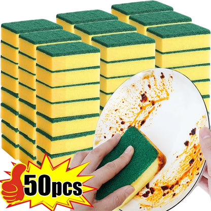 Spugna Magica Doppia Faccia Altamente Assorbente per Pulizia Pentole e Ruggine Spazzola Pulitrice Utensile per Pulizia Cucina