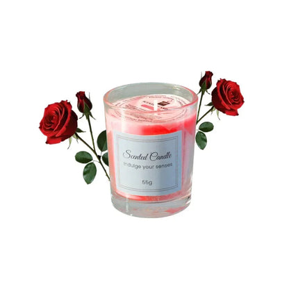 Aromatherapie-Kerze aus Sojawachs | 8 Std. Brenndauer | Rauchfrei | Lavendel, Rose oder Gardenie | Für Zuhause, Hotel & als Geschenk