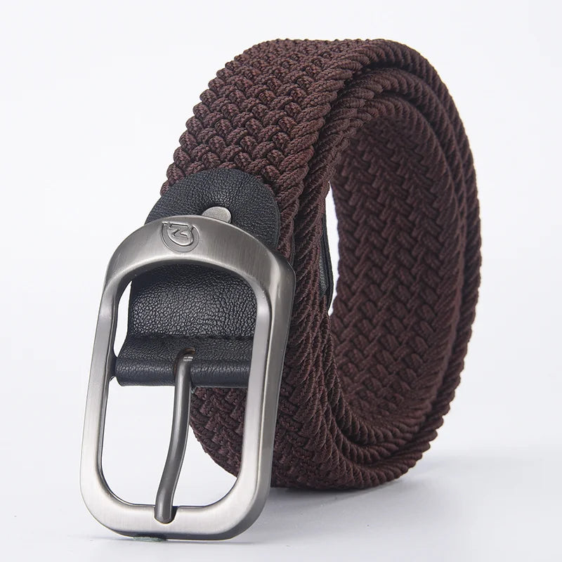 Woven Stretch Belt – Braided Elastic Belt for Men & Women