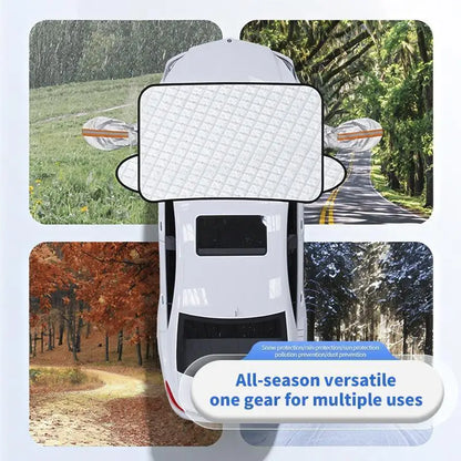 Windshield Snow & Frost Cover – Magnetic Car Windscreen Protector