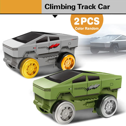 Dinosaur Magic Race Track Set – Flexible Climbing Track with Cars