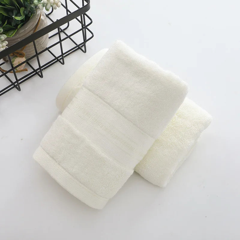 Bamboo Bath & Hand Towels – Soft Terry, 1, 4 or 6 Pack
