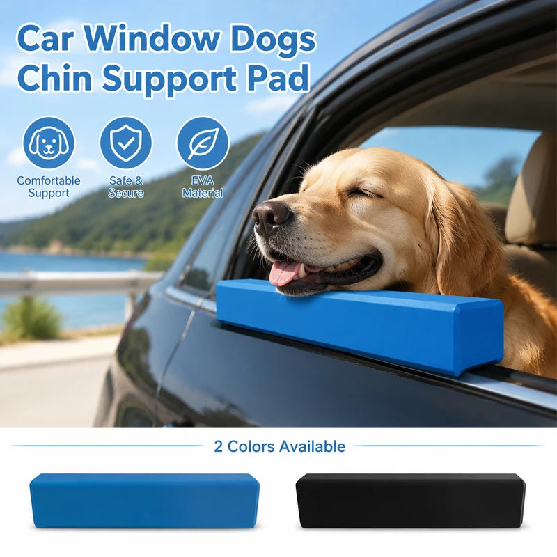 Dog Car Window Chin Rest | Soft EVA Foam Support Pad