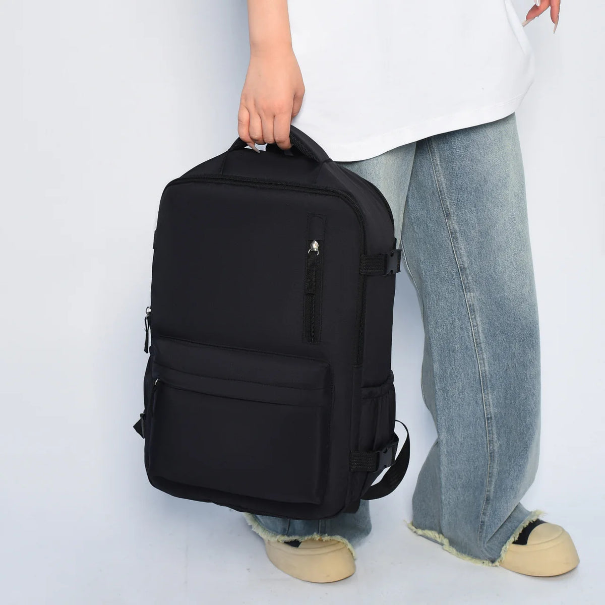 Custom Photo & Name Laptop Backpack - Personalised Large Capacity Travel Bag