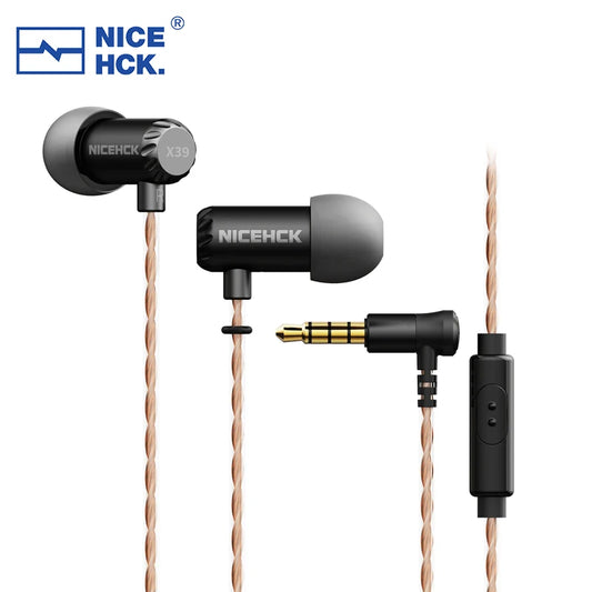 NICEHCK X39 In-Ear Monitors | HiFi Aluminum IEM Earbuds