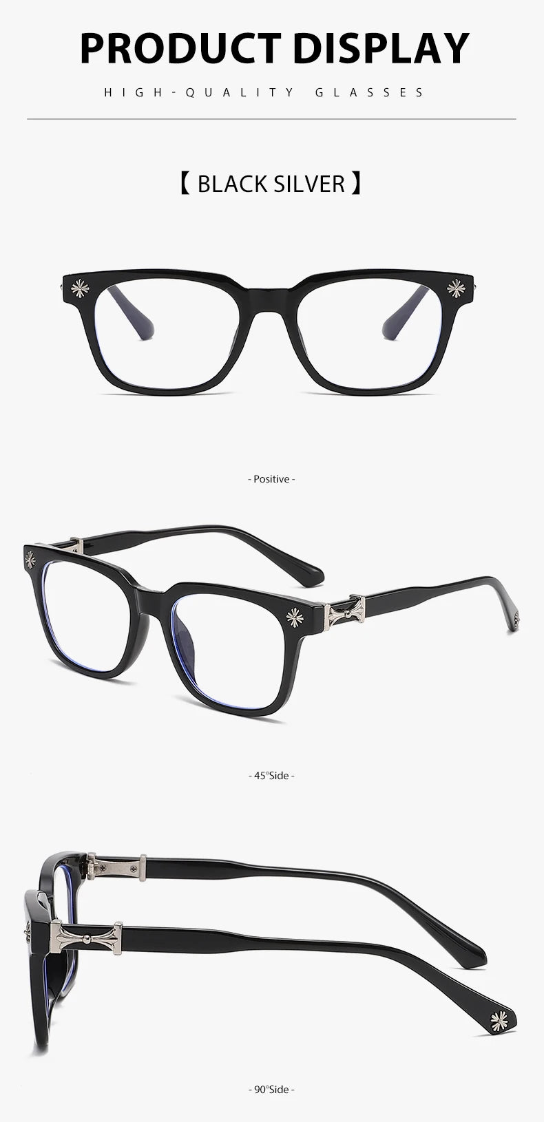 Blue Light Glasses – Square Computer Glasses for Men & Women