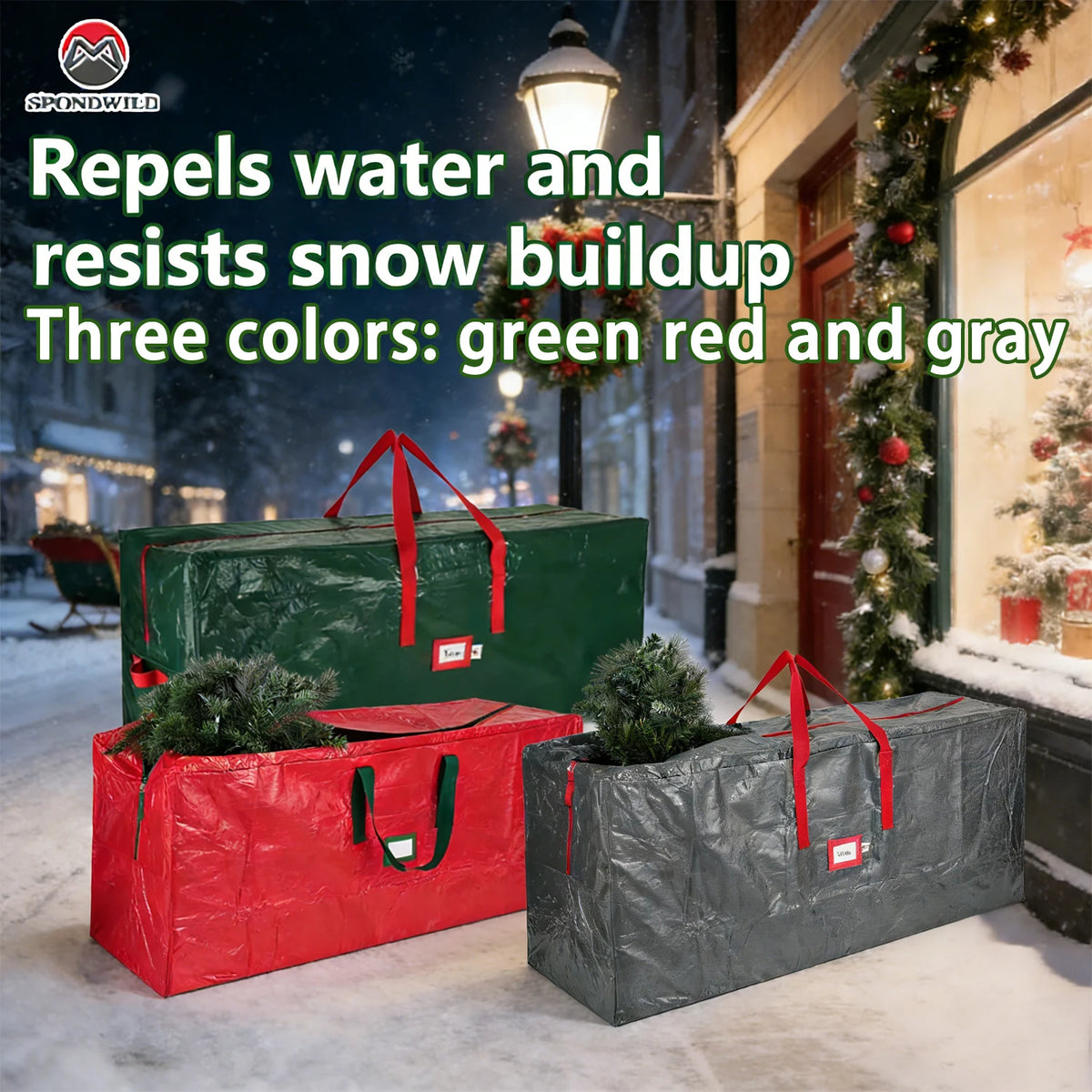Christmas Tree Storage Bag – Fits Up to 9 ft Artificial Trees, with Handles