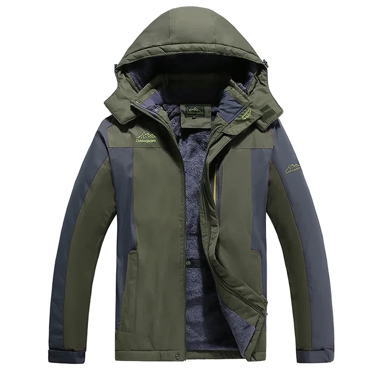 New Winter Men's Down Jacket, Red Sports Casual Coat, Blue Waterproof Jackets (This Jacket Has A Thinner Version Available)