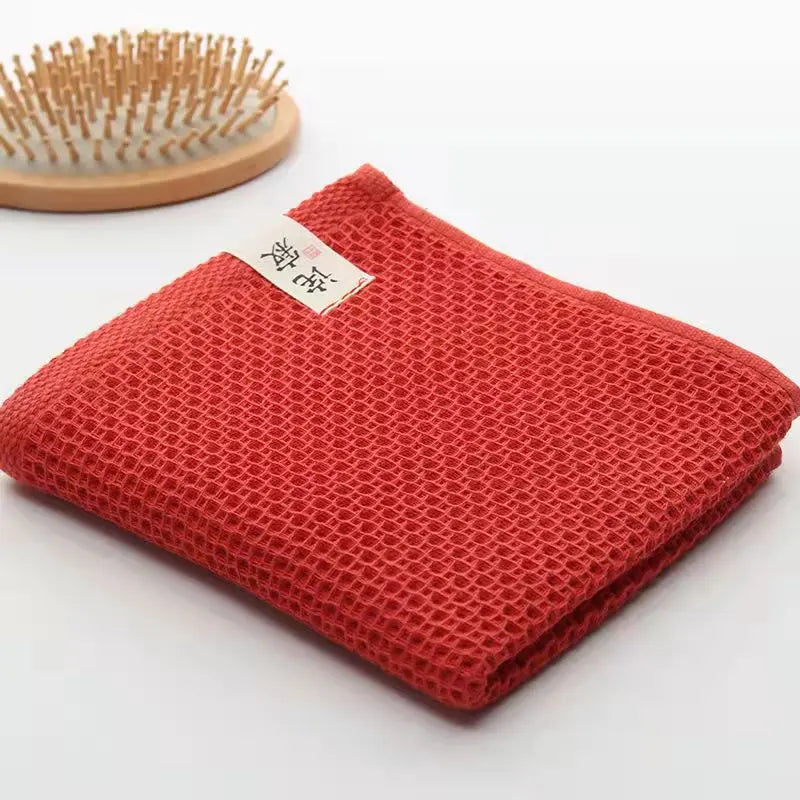 Waffle Cotton Towels – Hand & Bath Towel Bundles