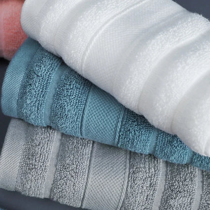 Confezione da 4 salviette da viso in cotone – Morbide salviette da bagno 34 × 34 cm