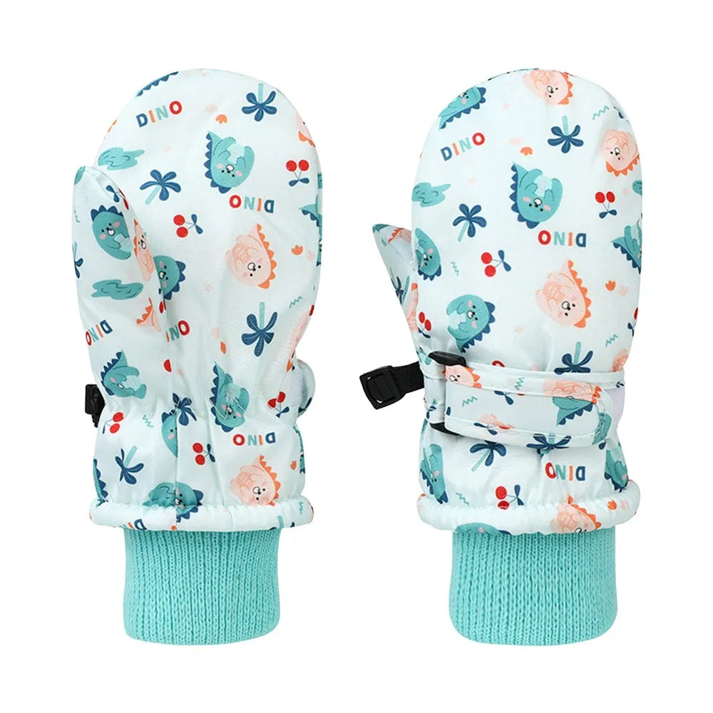 Kids' Ski Gloves in 5 Colours – Windproof Snow Gloves (Ages 2–6)