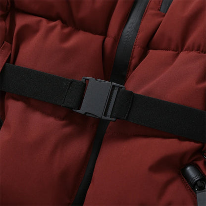 Gesteppte Damenjacke mit Kapuze, Reißverschluss und Taschen