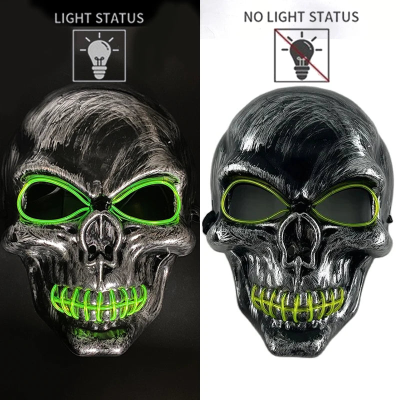 LED Light-Up Pirate Captain Hat - Glowing Tricorn Costume Hat for Halloween & Parties