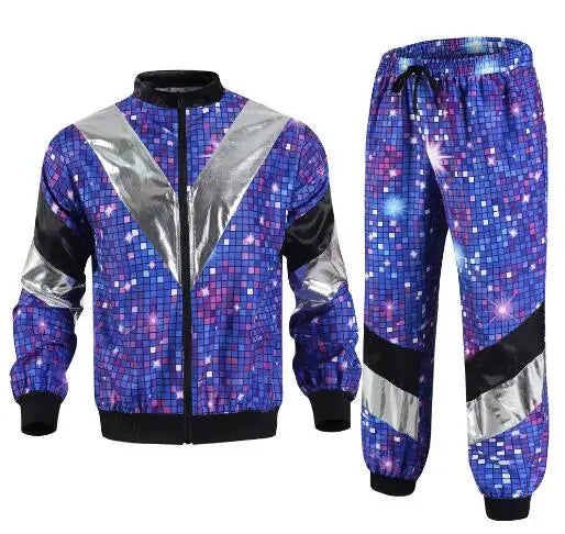 80s & 90s Retro Tracksuit Costume Set
